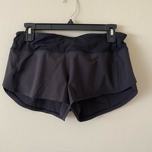 Black size 6 lulu speed up shots